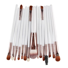 Toopoot 2017 Professional 15pcs Makeup Brushes Set Powder Foundation Eyeshadow Make-up tools Toiletry Kit Wool Make up Brush