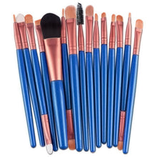 Toopoot 2017 Professional 15pcs Makeup Brushes Set tools Make-up Toiletry Kit Wool Make Up Brush Top Quality