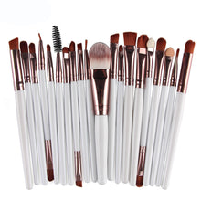Toopoot 2017 Professional 20pcs Makeup Brushes Set Powder Foundation Eyeshadow Cosmetic Make-up Toiletry Kit Wool Make up Brush