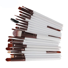 Toopoot 2017 Professional 20pcs Makeup Brushes Set Powder Foundation Eyeshadow Cosmetic Make-up Toiletry Kit Wool Make up Brush