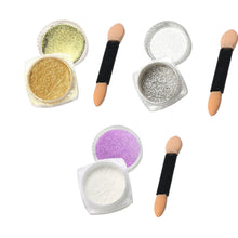 Toopoot 2017 Professional 3Pcs 1g/box DIY Nail Art Glitter Powder Shinning Nail Mirror Powder Makeup tools Natural Cheap
