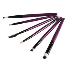 Toopoot 2017 Professional 6PCS Cosmetic Makeup Brushes Set Lip Eyeshadow Make up Brush Top Quality
