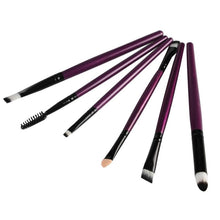 Toopoot 2017 Professional 6PCS Cosmetic Makeup Brushes Set Lip Eyeshadow Make up Brush Top Quality