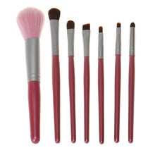 Toopoot 2017 Professional 7PCS Cosmetic Makeup Brush Natural Make Up for Women Brushes and Case Bag Natural Cheap Wholesale