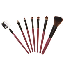 Toopoot 2017 Professional 7PCS Soft Cosmetic Makeup Brush and Case Bag Natural Cheap Wholesale
