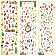 Toopoot 2017 Professional Christmas gifts Nail Art Water Decal Transfer Stickers DIY Colorful tools Decorations Natural Cheap