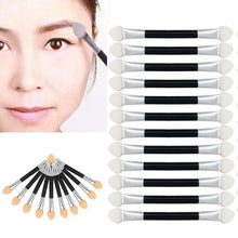 Toopoot 2017 Top quality Fashion 12Pcs Makeup brushes professional Eye Shadow Eyeliner Brush Sponge Applicator Tool