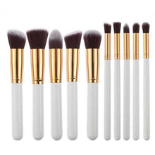 Toopoot 2017 Women 10pcs Makeup Brushes Set Powder Foundation Eyeshadow Tools Top Quality