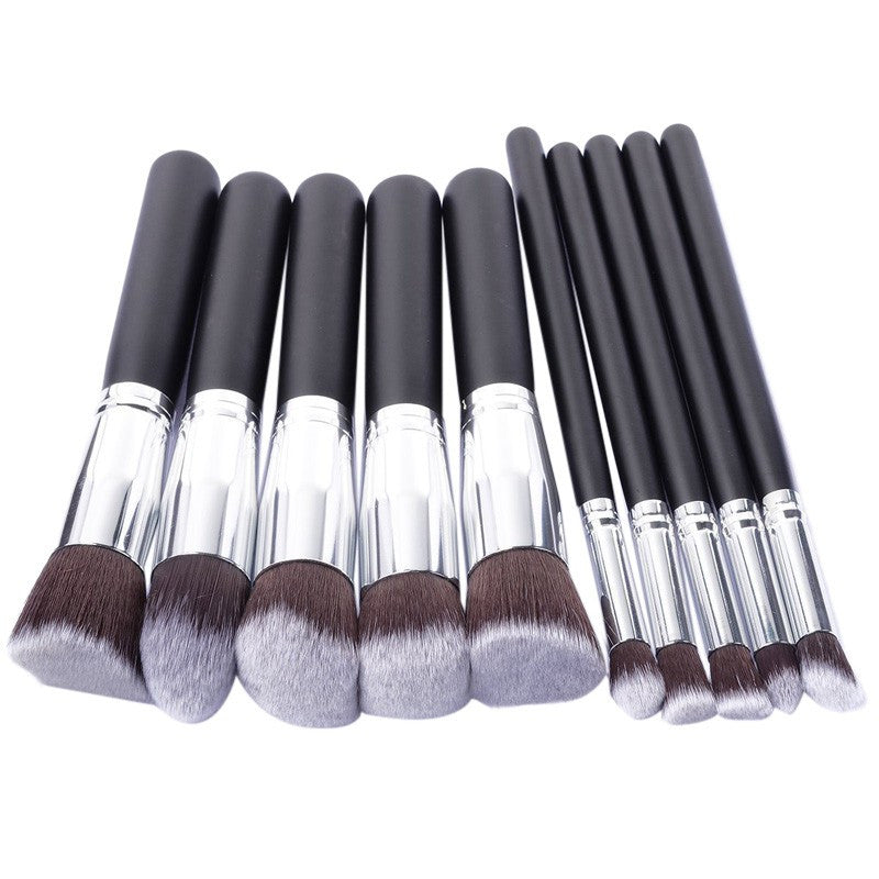 Toopoot 2017 Women 10pcs Professional Cosmetic Makeup Brushes Set Eyeshadow Powder Make up Brush Top Quality