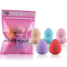 Toopoot 2017 Women 5PCS Pro Beauty Flawless Makeup Foundation Puff Multi Shape Sponges Top Quality