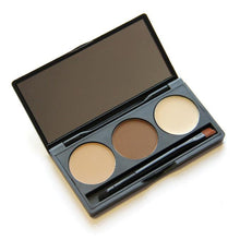 Toopoot 2017 Women Eyebrow Powder Eye Brow Palette Cosmetic Makeup Shading Kit Brush Mirror Top Quality