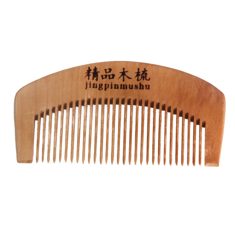 Toopoot 2017 Women Natural Health Peach Wooden Mahogany Comb Present Combs Hair Accessories Top Quality
