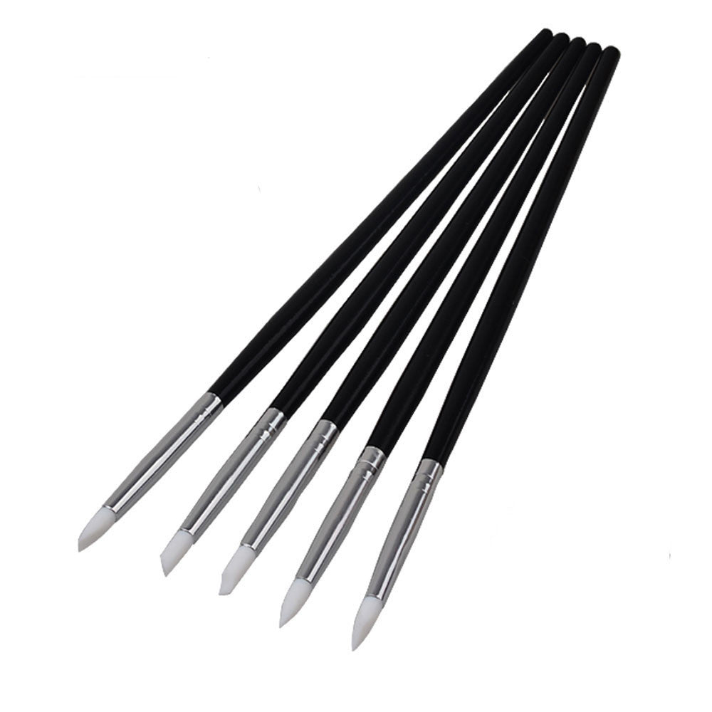 Toopoot 2017 Women Professional 5Pcs Nail Art Tips Tools Polish Pen Brush Decorations Top Quality