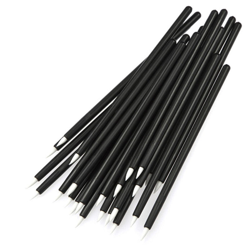 Toopoot Top quality 2017 Fashion 50pcs Disposable Eyeliner Makeup Wand Applicator Cosmetics Brush Tools