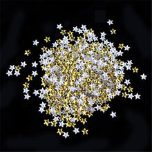 Toopoot's Vestido 2016 DIY Nail Art decorations 250Pcs Gold 5mm Star Metal Studs Nails Tools Nails professional Prego para unha
