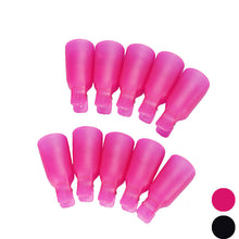 Toopoot's Vestido 2017 DIY 10PC Plastic Nail Art decorations Soak Off Cap Clip UV Gel Polish Remover Wrap Tool Nails Prego