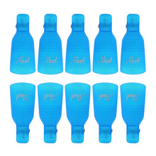 Toopoot's Vestido 2017 DIY 10PC Plastic Nail Art decorations Soak Off Cap Clip UV Gel Polish Remover Wrap Nails Prego para unha