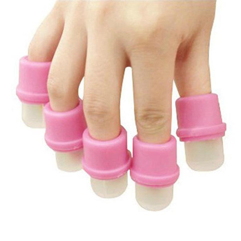 Toopoot's Vestido 2017 DIY 10Pcs Wearable Nail Art decorations Tools Soakers Polish Remover Acrylic UV Gel Cap Prego para unha