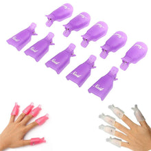 Toopoot's Vestido 2017 DIY 10pc Plastic Nail Art Soak Off Cap Clip UV Gel Polish Remover Wrap Nails professional Prego para unha