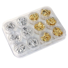 Toopoot's Vestido 2017 DIY 12PC Nail Art decorations Tools Flake Chip Foil DIY Acrylic UV Gel Nails professional Prego para unha