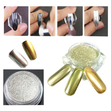 Toopoot's Vestido 2017 DIY 2 Box Sliver Glitter Shinning Nail Art Mirror Powder Luxury brand Nails professional Prego para unha
