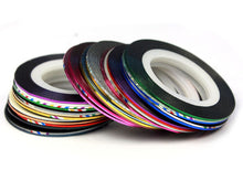 Toopoot's Vestido 2017 DIY 30 Color Rolls Striping Tape Line Nail Art decorations Sticker Nails professional Prego para unha