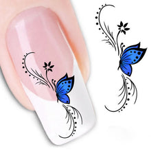 Toopoot's Vestido 2017 DIY 3D Design Butterfly Decals Nail Art decorations Stickers Tips Nails professional Prego para unha