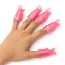 Toopoot's Vestido 2017 DIY 5PCS Plastic Nail Art decorations Soak Off Cap Clip UV Gel Polish Remover Wrap Tool Prego para unha