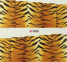 Toopoot's Vestido 2017 DIY Nail Art Decals Wraps Tiger Print Animal Water Transfer Stickers Nails professional Prego para unha