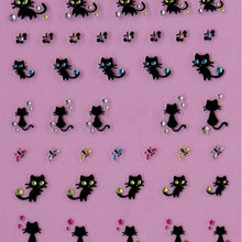 Toopoot's Vestido 2017 DIY Nail Art decorations Stickers Decals Cat Butterfly Luxury brand Nails professional Prego para unha