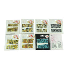 Toopoot's Vestido 2017 DIY Nail Art decorations stickers 8 Sheets Tiger Colorful Sexy Leopard Water Transfer Stickers tools