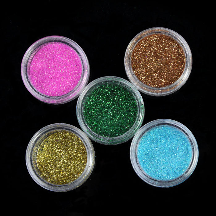Toopoot's Vestido 2017 DIY Professional 45PC Color Glitter Acrylic Powder Dust Nail Art decorations Nails professional Prego