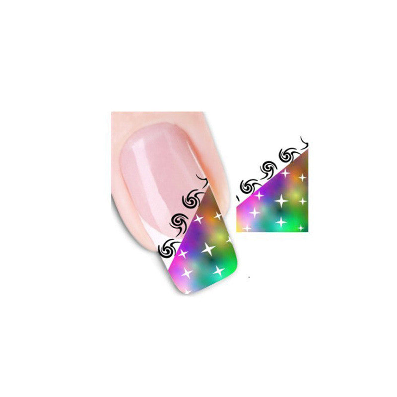 Toopoot's Vestido 2017 Luxury brand 5pcs Design Nail Art decorations Water Transfers Sticker Nails professional Prego para unha