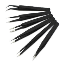 Toopoot's vestidos 2016 6pcs BGA Precision Tweezer Set Antistatic Tweezers Stainless Steel Tweezers #AP5