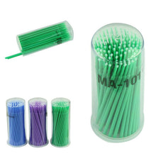 Toopoot's vestidos 2017 100pcs Eyelash Extension Micro Brushes Disposable Individual Applicators Mascara #AP5