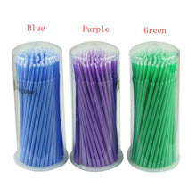 Toopoot's vestidos 2017 100pcs Eyelash Extension Micro Brushes Disposable Individual Applicators Mascara #AP5