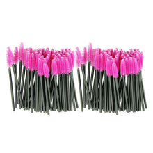 Toopoot's vestidos 2017 100pcs/lot make up brush Pink synthetic fiber One-Off Disposable Eyelash Brush #AP5