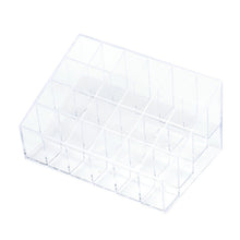 Toopoot's vestidos 2017 Crazycity Generic 24 Stand Trapezoid Clear Lipstick Lotion Makeup Cosmetic Case Box Holder #P5