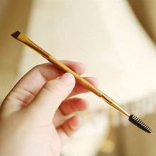 Toopoot's vestidos 2017 Makeup Brushes Bamboo Handle Double Eyebrow Brush and Eyebrow Comb #AP5