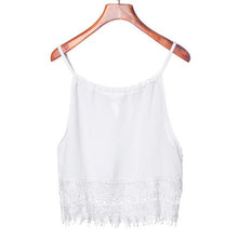 Tops Crops For Summer Sexy Women Lace Tank Tops Cropped Tee Camisole Crop Top#112