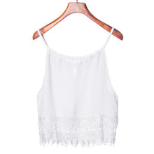 Tops Crops For Summer Sexy Women Lace Tank Tops Cropped Tee Camisole Crop Top#112