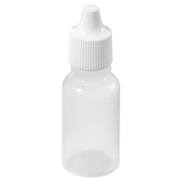 Transparent Plastic Empty Squeezable Solvents Dropper Bottles Pack Refillable Bottles