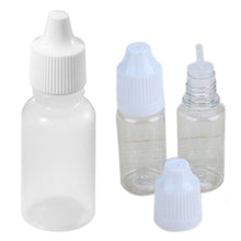 Transparent Plastic Empty Squeezable Solvents Dropper Bottles Pack Refillable Bottles