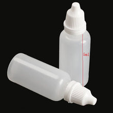Transparent Plastic Empty Squeezable Solvents Dropper Bottles Pack Refillable Bottles