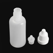 Transparent Plastic Empty Squeezable Solvents Dropper Bottles Pack Refillable Bottles