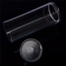 Transparent Round Container Storage Case Makeup Cotton Pad Box Nail Art Remover Paper Wipe Plastic Storage Box