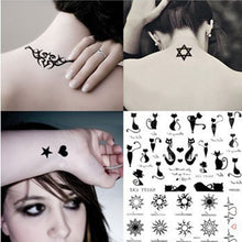 Unisex Temporary Tattooes For Man Woman Waterproof Stickers Makeup Lovely Cat Body Art Flash Tattoo 88
