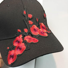 Unisex Women Baseball Cap 2017 Summer Women Men Couple Plum Blossom Snapback Hip Hop Flat Hats Black White Casquette Bone #01