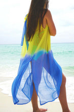 Vestidos Brazil Style Summer Sexy Women Chiffon Loose Maxi Sundress Perspective Sleeveless Beach Long Dress