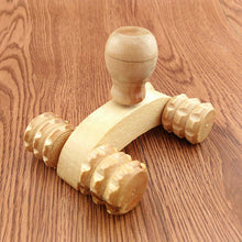 Wheels Wooden Body Massage Rolling Massager